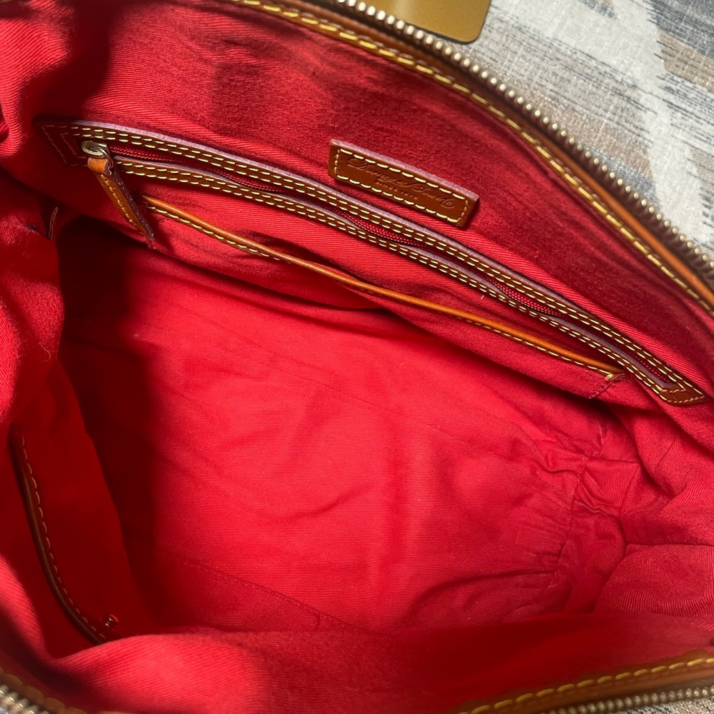 Dooney & Bourke Multicolor Plaid Satchel - Picture 8 of 17